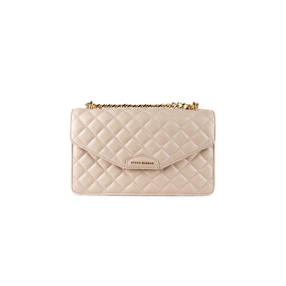 Steve Madden Bilana Quilted Convertible Crossbody Bag - Cream